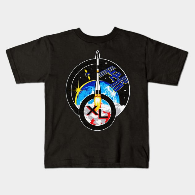 Black Panther Art - NASA Space Badge 72 Kids T-Shirt by The Black Panther